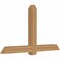 Ekena Millwork Eugene Smooth Timber Gable Bracket, Western Red Cedar, 72"W x 42"H x 5 1/2"D x 5 1/2"F, 14/12 Pitch GBW072X42X0606EUG00SWR - alternate 2
